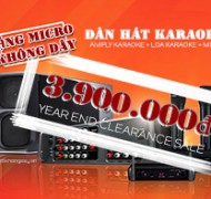 Khuyến mãi 20 Bộ Karaoke cuối trước Tết 2020 - Clearance Sale - Free Micro